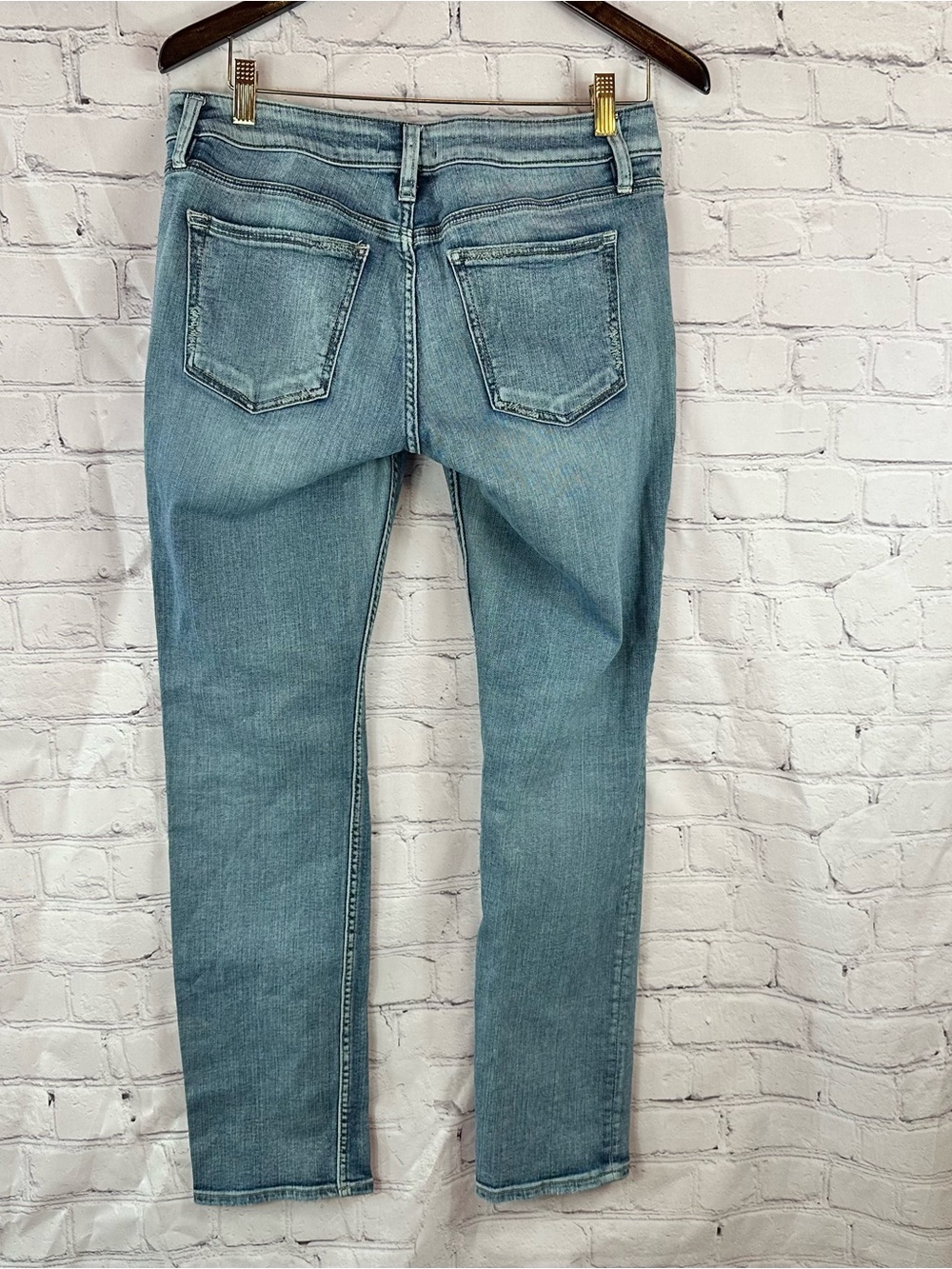 Silver Jeans suki straight Womens 31 faded Denim boho western classic - Picture 2 of 7